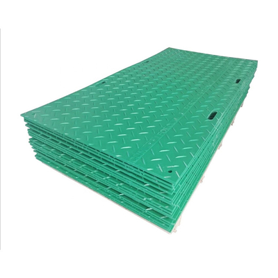 সবুজ কম্পোজিট HDPE ট্রাক সমর্থন স্থল সুরক্ষা ভারী নির্মাণ ম্যাট