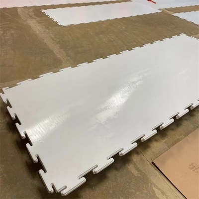 1200*1000mm হকি সিন্থেটিক আইস রিঙ্ক পোর্টেবল UHMWPE রোলার স্কেটিং ফ্লোরিং