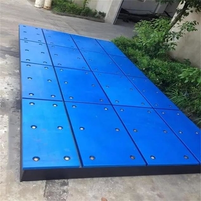 বন্দর নির্মাণের জন্য UHMWPE প্লাস্টিক বোর্ড পোর্ট ফেন্ডার মেরিন বাম্পার প্যাড