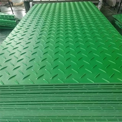সবুজ কম্পোজিট HDPE ট্রাক সমর্থন স্থল সুরক্ষা ভারী নির্মাণ ম্যাট