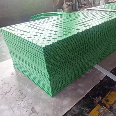 সবুজ কম্পোজিট HDPE ট্রাক সমর্থন স্থল সুরক্ষা ভারী নির্মাণ ম্যাট