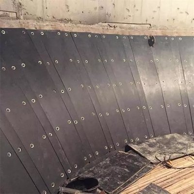 UHMWPE কয়লা বাঙ্কার লাইনিং শীট কাস্টম নন স্টিক কালো পলিথিন শীট