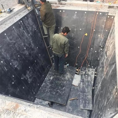 UHMWPE কয়লা বাঙ্কার লাইনিং শীট কাস্টম নন স্টিক কালো পলিথিন শীট