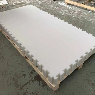 1200*1000mm হকি সিন্থেটিক আইস রিঙ্ক পোর্টেবল UHMWPE রোলার স্কেটিং ফ্লোরিং