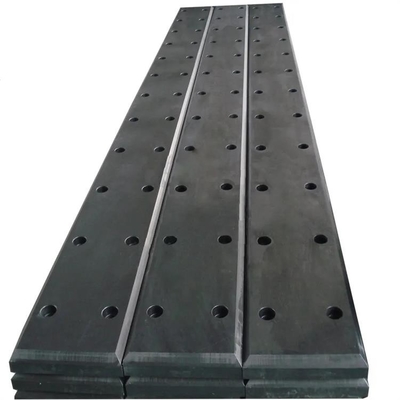 ঘর্ষণ UHMWPE শীট ডক বাম্পার স্লাইডিং বোর্ড মেরিন ফেন্ডার ফ্রন্টাল প্যাড